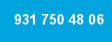 931 750 48 06 931 750 48 06